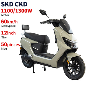 มอเตอร์ไซค์ CKD SKD ขนาด 12 นิ้ว แบตเตอรี่ถอดได้ 1100/1300 วัตต์ ความเร็ว 60 กม./ชม. สไตล์เรโทร สำหรับผู้ใหญ่ - Product Image 1