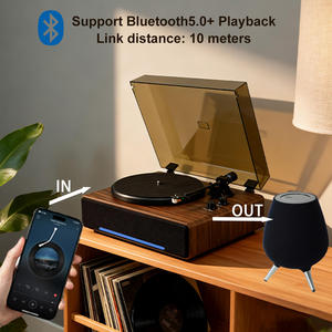 Tourne-disque HiFi Bluetooth rétro AT-3600L en métal de grande taille, tourne-disque <span class=keywords><strong>vinyle</strong></span> LP avec haut-parleurs intégrés, vente en gros personnalisée - Product Image 1