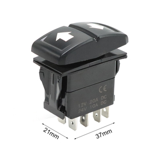 20A Heavy Duty <span class=keywords><strong>ON</strong></span>-<span class=keywords><strong>OFF</strong></span> 2-vị trí Marine Rocker chuyển đôi mũi tên nút 12Volts chuyển đổi cho xe Marine thuyền RV tự động - Product Image 3