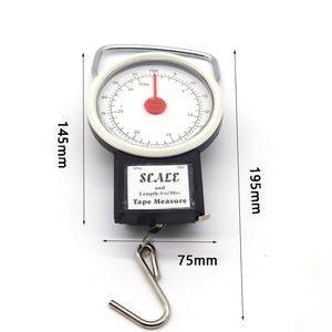 Trending Travel portatile 34kg 75 lb bagaglio appeso peso bilancia meccanica con bilancia per bagagli con Tapeline - Product Image 4