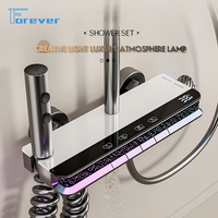 Fabricants vente en gros complet en laiton corps douche ensemble ménage salle de bain buse sous pression salle de bain douche bain