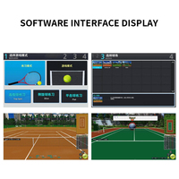 Simulateur de tennis de table d'intérieur Chuzhuang Simulateur d'affaires de tennis en acier Vr pour l'école à domicile Utilisation éducative et centre commercial