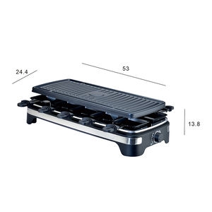 <span class=keywords><strong>Barbecue</strong></span> électrique d'intérieur sans fumée commercial, grill vertical, <span class=keywords><strong>plaque</strong></span> de cuisson amovible <span class=keywords><strong>antiadhésive</strong></span> pour usage domestique et hôtelier - Product Image 2