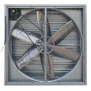 Petit ventilateur mural à pression négative à persiennes en acier inoxydable pour serres agricoles et fermes avicoles - Product Image 1