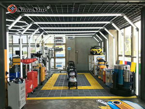 <span class=keywords><strong>Garage</strong></span> Hexagrid Inspection intérieure Auto Tunnel Detailing Lights Hand Work Led Linear Hexagon Ceiling Detailing Light - Product Image 6