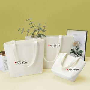 Custom Logo One Shoulder Shopping <b>Student</b> Handheld Sail Bag Pure Cotton Canvas Tote Bag Medium for <b>Teacher</b> <b>Gifts</b> - Product Image 2