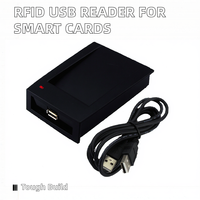 台式射频识别USB读卡器智能卡125kHz Em ID标签塑料感应卡ISO 14443A协议