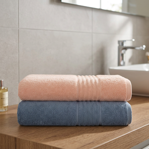 Ensemble de serviettes de bain en coton éponge doux ORCHID, écologiques, absorbantes, couleur unie, serviettes pour le visage et les mains, pour la maison, le spa, l'hôtel - Product Image 1