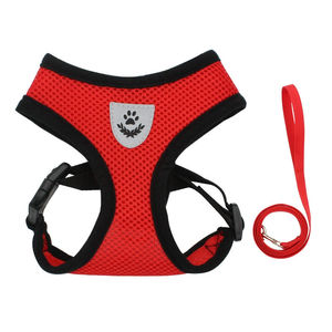 Semua musim Anti-Choke kucing bernapas dasar Mesh rompi kontrol mudah ringan dada anjing hewan peliharaan <span class=keywords><strong>Harness</strong></span> tali Set - Product Image 5