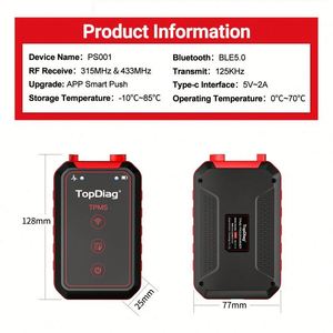 PS001 Universal <b>TPMS</b> Sensor Tire Pressure Monitoring Tool with for 1 Year Warranty for Cars - Product Image 4