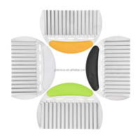 Offre Spéciale : Coupe-Frites Manuel Portable en Acier Inoxydable avec Poignée Colorée – Accessoire de Cuisine Durable pour une Coupe Ondulée