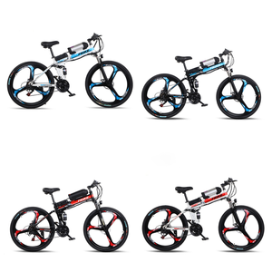 Vélo de montagne électrique de course à 21 vitesses, cadre en acier à haute teneur en carbone, fourche à suspension, batterie 36V 10Ah, 26 pouces, <span class=keywords><strong>VTT</strong></span> adulte - Product Image 6