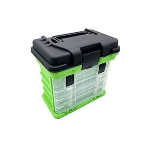 उच्च गुणवत्ता 27*26*17 सेमी 1285 ग्राम थोक 4 दराज बड़े कार्प कस्टम मछली पकड़ने बॉक्स प्लास्टिक सीट सहायक उपकरण - Product Image 6