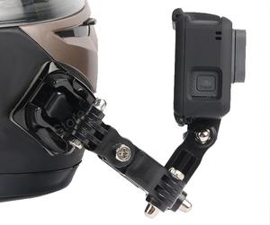 Accessoires pour caméra sportive HONGDAK, support de mentonnière pour casque pour <span class=keywords><strong>GoPro</strong></span> <span class=keywords><strong>Hero</strong></span> 12 <span class=keywords><strong>11</strong></span>, <span class=keywords><strong>kit</strong></span> de fixation adhésive pour casque de vélo et de moto - Product Image 2