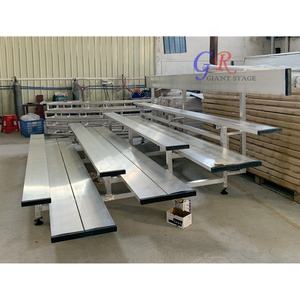 Gradas de aluminio móviles de 4 filas gradas de estadio portátiles con ruedas - Product Image 2