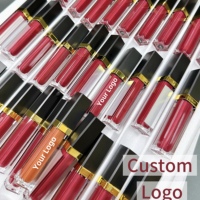Rouge à lèvres liquide mat longue tenue, imperméable, vegan, avec logo personnalisé, SPF et peptides, marque privée OEM/ODM.