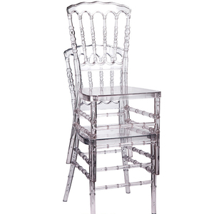 Alquiler de Sillas Chiavari de Resina Transparente, Sillas Modernas de Plástico Apilables para Jardín, para Banquetes y Eventos - Product Image 1