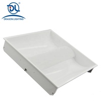 Nouveau 30W led troffer lampe PC prisme diffuseur troffer kits de conversion led luminaire