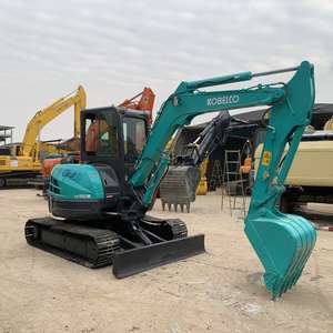 Goede Staat <span class=keywords><strong>Kobelco</strong></span> Sk55 <span class=keywords><strong>Japan</strong></span> Originele Gebruikte Mini Graafmachine 5.5 Ton 5 Ton Tweedehands Sk55sr Crawler Digger Met Cabine Bagger - Product Image 4