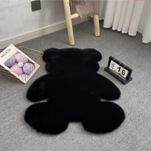 <span class=keywords><strong>Tapis</strong></span> moelleux en forme d'ours mignon, <span class=keywords><strong>tapis</strong></span> en peluche doux pour la chambre des enfants, le salon et la chambre à coucher, <span class=keywords><strong>tapis</strong></span> en fourrure décoratif multicolore - Product Image 6