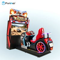 Machine de jeu vidéo d'arcade de course de voitures à monnayeur avec écran de 42 pouces, en plastique, avec langues japonaise et anglaise