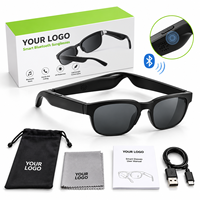 Lunettes intelligentes sans fil Bluetooth personnalisées avec logo, fonction d'appel et de musique, pour cadeaux promotionnels d'entreprise