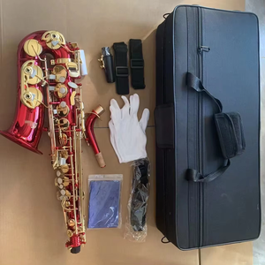 Vente en gros/OEM/<span class=keywords><strong>prix</strong></span> usine Performance professionnelle du <span class=keywords><strong>saxophone</strong></span> rouge en laiton plat B-key, jouant des instruments à vent de <span class=keywords><strong>saxophone</strong></span> pour adultes débutants - Product Image 2