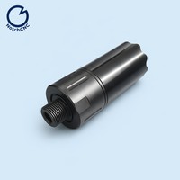 Services d'usinage CNC 5 axes NotchCNC pour pièces cylindriques en alliage d'aluminium, composants filetés usinés avec précision, anodisés durs