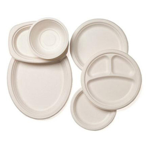 Boîte de repas de canne à sucre jetable passe au micro-ondes compostable de qualité alimentaire en gros avec couvercle passe au micro-ondes passe au micro-ondes - Product Image 1