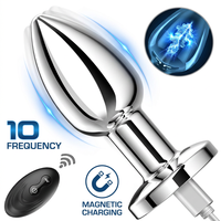 Vente Flash : Plug Anal Métallique pour Homme, Jouets Anaux en Acier Inoxydable, Grand Plug Anal pour Femme, Jouets Sexuels Amusants