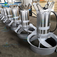 Tauchbarer Mixer für Biogasanlagen, Antifouling-Design Edelstahl-Rührwerk mit SiC-Dichtung für Anoxie-Tanks