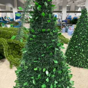 ต้นคริสต์มาสสีเขียวแบบป๊อปอัพพับได้สำหรับตกแต่งในบ้านกลางแจ้งงานปาร์ตี้และวันหยุด - Product Image 3