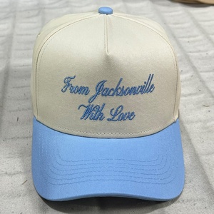 Casquette de baseball structurée <span class=keywords><strong>à</strong></span> 5 panneaux en coton OEM, nouvelle collection, colorée, avec broderie personnalisée 'Forever Ever Love' <span class=keywords><strong>pour</strong></span> mariage - Product Image 3