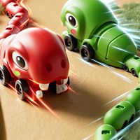 Juguete de serpiente magnética RC con control remoto eléctrico, serpiente que se come a sí misma, juguete de carreras y recolección para padres e hijos, regalo para niños