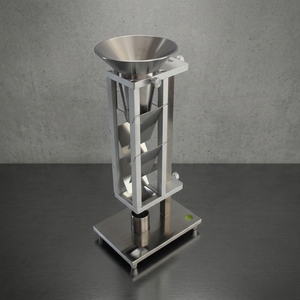 Testeur de densité en vrac par méthode de comptage de capacité <span class=keywords><strong>Scott</strong></span> ISO 3932, entonnoir vibrant, poudres métalliques, machine de test de densité en vrac - Product Image 2