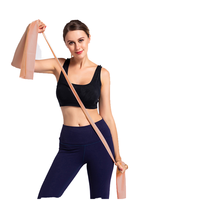 Bande de résistance en latex Theraband à haute élasticité avec logo personnalisé, rouleau de bande d'exercice naturelle, ensemble de bande d'exercice portable pour la gymnastique