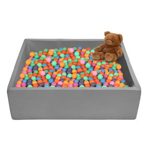 Extra Large Square Foam <b>Ball</b> <b>Pit</b> <b>for</b> Toddler with Removable Cover, Indoor Memory Sponge <b>Ball</b> Playpen Without <b>Balls</b> - Product Image 2