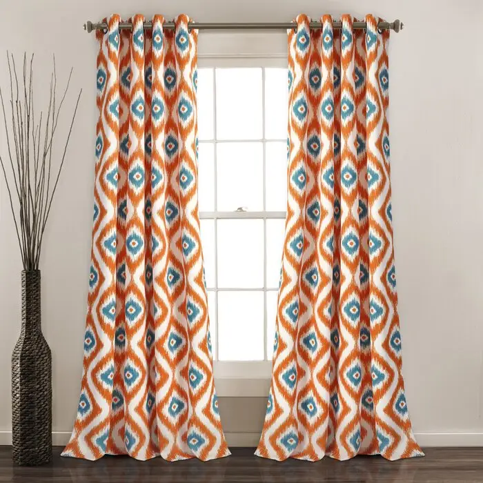 good quality window ready made blackout fabric curtains for home living room wholesale