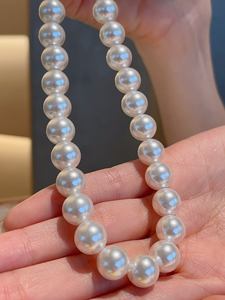 FANYA FYXL1124 Women's AAAAA Grade Imitation Pearl Necklace in 6mm/8mm/10mm/12mm Sizes 43cm Length Gold Plated Clasp Design - Product Image 3