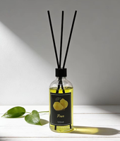 Aceite Esencial Aromático sin Fuego con Aroma a Frutas de Verano, para Uso en Interiores y Dormitorios, Aire Fresco, Duración de 60-90 Días, Botella Negra