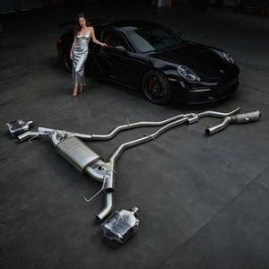 Válvula Electrónica de Escape Remota de Gama Media para BMW Serie 3 320I 325I <span class=keywords><strong>330I</strong></span> <span class=keywords><strong>E90</strong></span> 2.0L 2.5L 3.0L, Aleación de Titanio Pulido Espejo de 1.5mm - Product Image 4