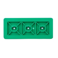 Molde para Bloques de Hormigón de Prueba, Cubo de Plástico Verde de 7.07cm, en Oferta