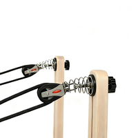 Machine de Pilates portable de luxe avec cadre en érable blanc, équipement de yoga de qualité commerciale avec ressorts à tension réglable pour le corps