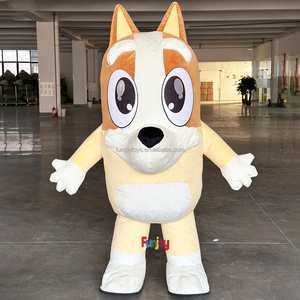 כחול מתנפחים בינגו כלב mascot תחפושת למבוגרים חיה כלב כלב מן העולם הקריקטורה - Product Image 4