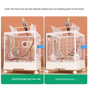Rắn Lớn Chăn Nuôi Lồng Biệt Thự Sang Trọng Ngang Trong Suốt Lồng Chim-Chống Giật Gân Đặc Biệt Cho Vẹt Làm Bằng Kim Loại - Product Image 3