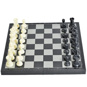 Set di Scacchi Magnetici Pieghevoli in Plastica, <span class=keywords><strong>Design</strong></span> Ecologico, <span class=keywords><strong>Scacchiera</strong></span> Magnetica Portatile per Bambini e Gioco Genitore-Figlio - Product Image 2