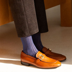 Calcetines <span class=keywords><strong>de</strong></span> vestir <span class=keywords><strong>de</strong></span> algodón egipcio <span class=keywords><strong>de</strong></span> alta calidad para hombre, cómodos, formales, a rayas, Dri-Fit, deportivos, largos, lisos, transpirables, resistentes al calor - Product Image 1