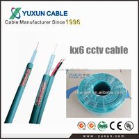 Câble coaxial standard du Maroc français KX6 KX7 KX8 avec la veste de PVC pour la caméra de télévision en circuit fermé