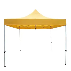 Tente pliante d'extérieur à quatre coins 3*3m 3*4.5m avec porte zippée, auvent en PVC Oxford, résistante au froid, au vent, au soleil et à la pluie, abri <span class=keywords><strong>3x3</strong></span> - Product Image 2