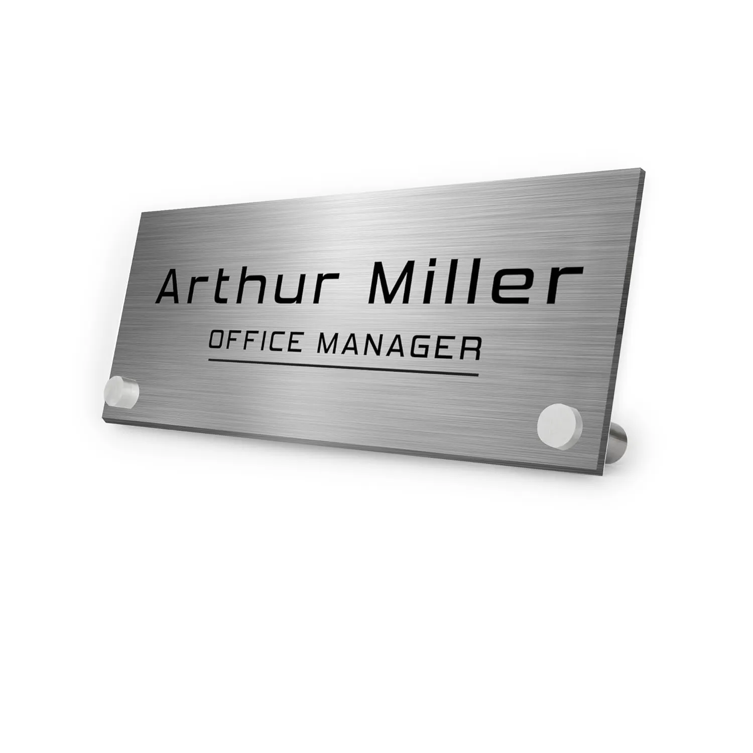 Custom Name Plate For Desk Personalize Your Desk Plate With Your Name & Your Position